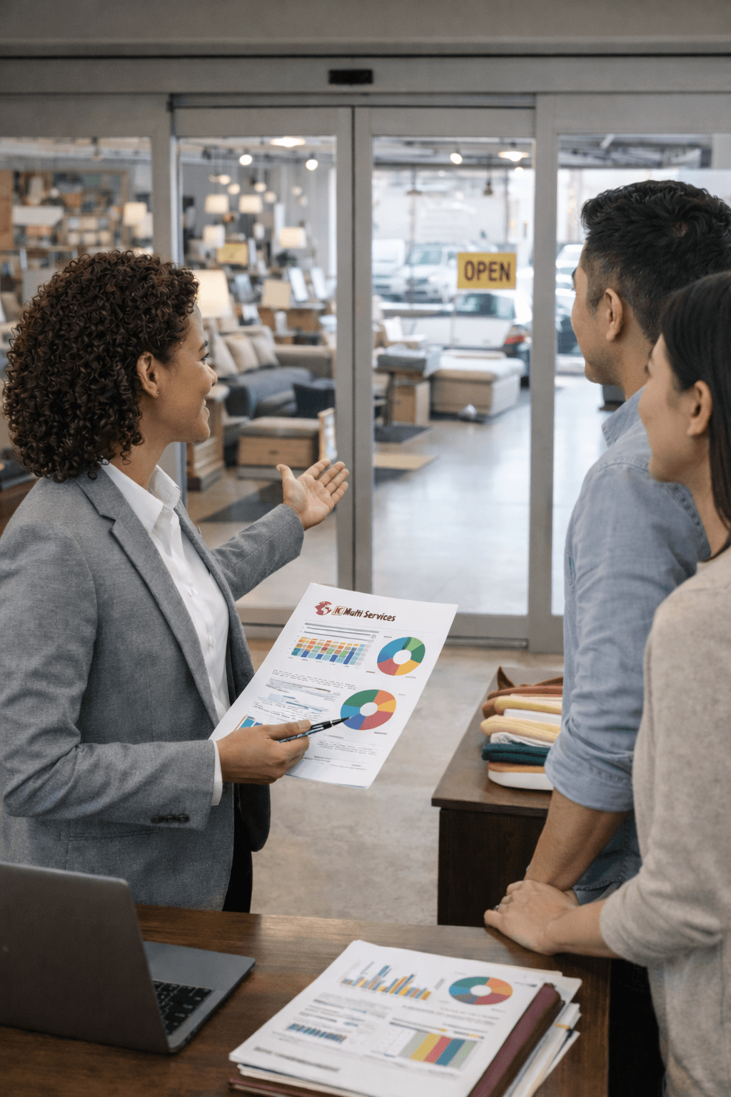 Business consulting meeting