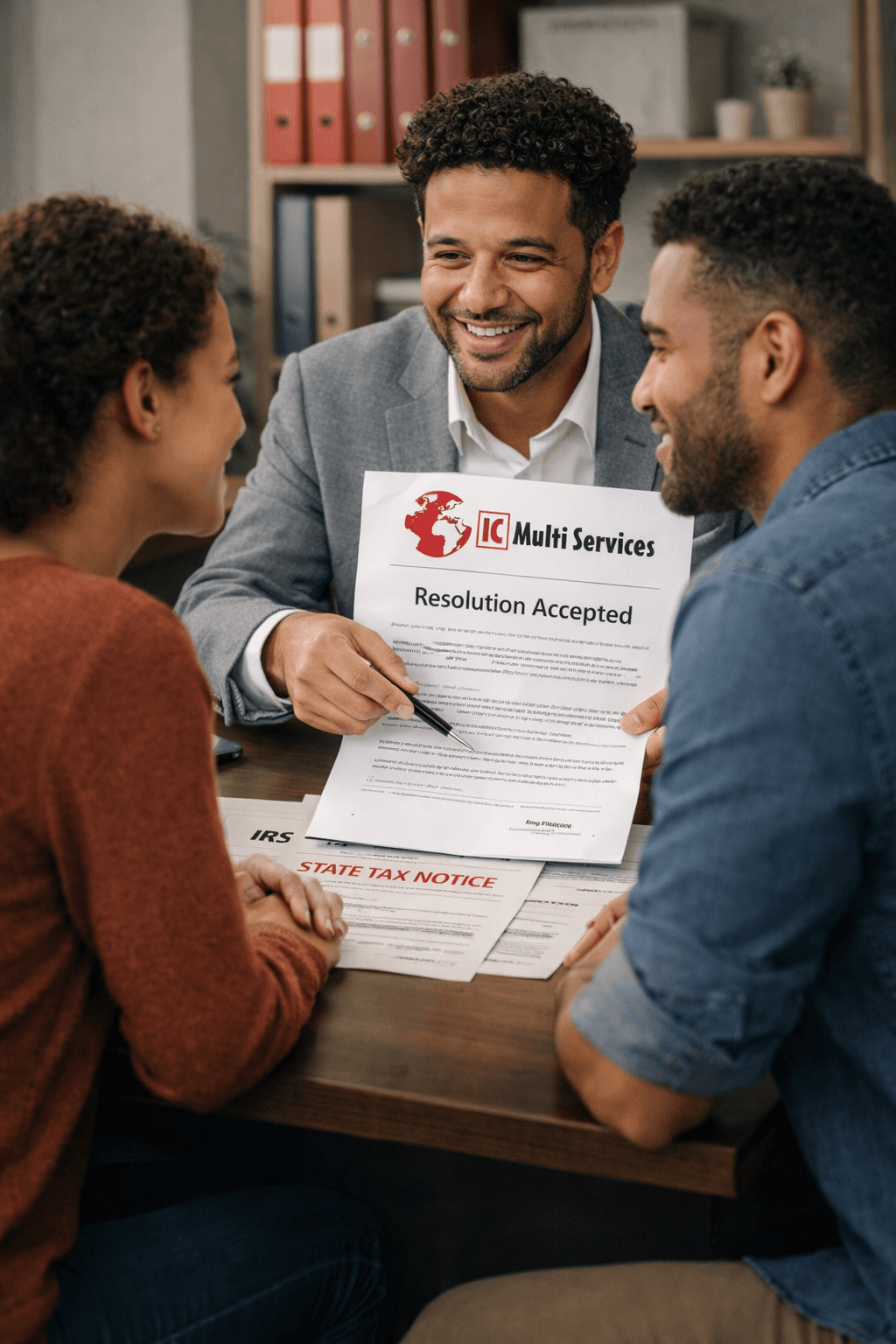 Tax case resolution documents